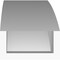 Ekena Millwork 3 1/2-in. W x 26-in. D x 38-in. H Thorton Architectural Grade PVC Knee Brace BRCP035X26X38THR - alternate 4